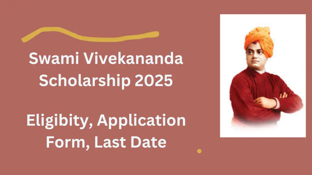 Swami Vivekananda Scholarship 2025